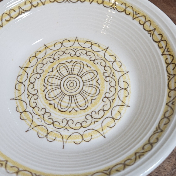 3 Vintage Max Schonfeld Sierra 5 3/4” Fruit Dessert Sauce Bowls IronStone MCM - Picture 5 of 12